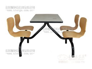 连体桌椅_3013